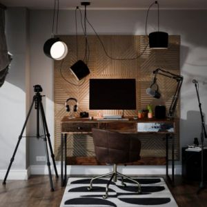 Panneau ajour&eacute; Malo en MDF rev&ecirc;tu papier imitation ch&ecirc;ne 60X60X1 cm vendu par 3 pi&egrave;ces