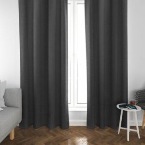 Rideau occultant phonique Louca L.240 x l.140 cm anthracite