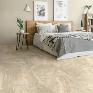 Carrelage sol et mur intérieur effet pierre beige L.60 x l.60 cm x ép.8 mm, Siena