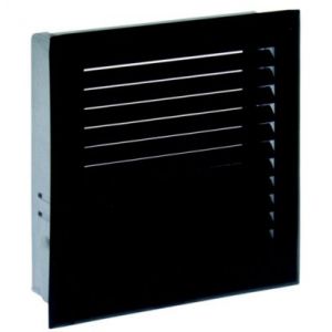 Grille de décompression avec précadre noir 170 x 170 DMO