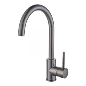 Mitigeur haut de cuisine Katiki Cooke & Lewis H. 33,5 cm effet titane