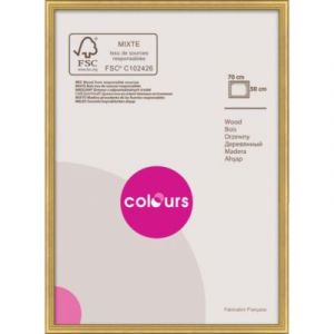 Cadre photo dor&eacute; Colours M&eacute;ridien l.50 x H.70 cm