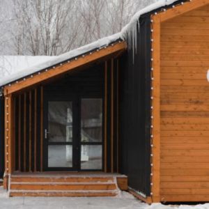 Bardage en &eacute;pic&eacute;a marron Louisane L.2,35m Wood2wood