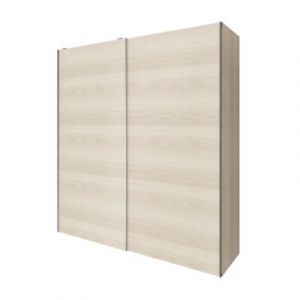 Armoire penderie portes coulissantes effet chêne GoodHome Atomia H. 225 x L. 200 x P. 63,5 cm