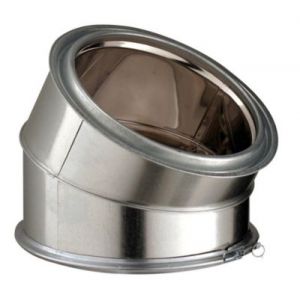 Elément de coude 30° ø230 mm Poujoulat