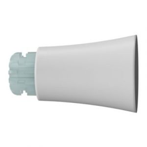 Embout c&ocirc;ne pour barre &agrave; rideau Easy-Fit Anafi m&eacute;tal blanc &Oslash;28mm GoodHome