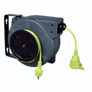 Enrouleur automatique de câble mural H05VVF 3G 1,5mm² 15m