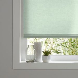 Store enrouleur tamisant Halo vert sauge L.180 x l.160 cm