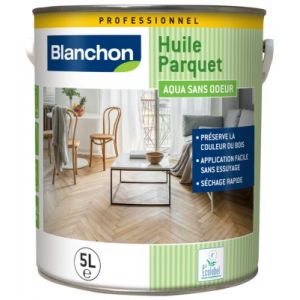 Huile bois intérieur professionnel Aqua Blanchon incolore mat 5L