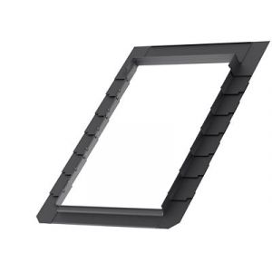 Raccord fenêtre de toit simple sur ardoises Velux EDL MK08 gris