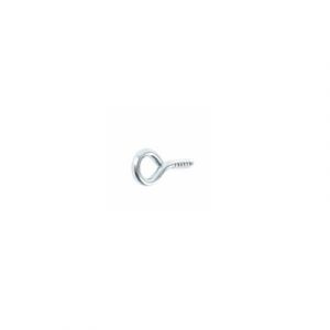 Piton à vis en acier zingué 20x11 mm - 10 pièces