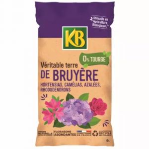 V&eacute;ritable terre de bruy&egrave;re sans tourbe Kb 6L