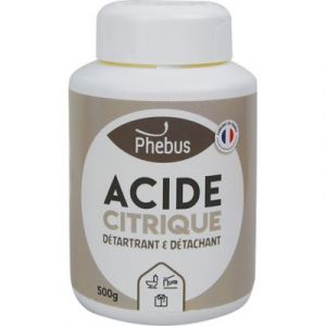 Acide citrique détartrant et détachant Phebus 500g