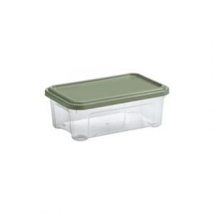 Lot de 5 boîtes de rangement Tontarelli Combi Box 2,5 L couvercle vert
