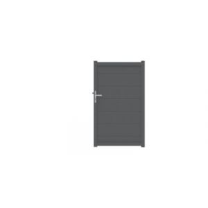 Portillon frejus 100x168,3 cm Gris 7037 Jardimat