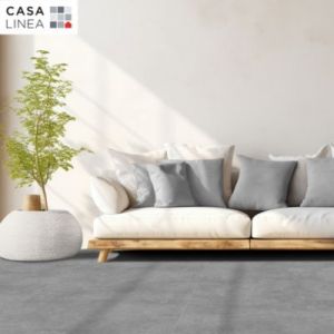 Carrelage sol et mur int&eacute;rieur en gr&egrave;s c&eacute;rame &eacute;maill&eacute; gris effet b&eacute;ton L.100 x l.100 cm x &eacute;p.10 mm, Tokyo