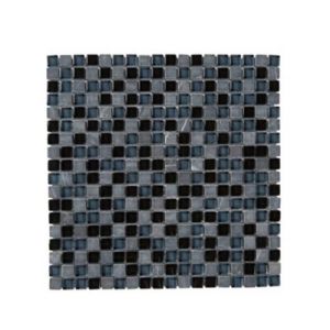 Mosa&iuml;que noir 30 x 30 cm Barya Colours