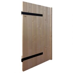 Volet battant bois naturel Fortia - l.60 x H.75 cm - 1 vantail