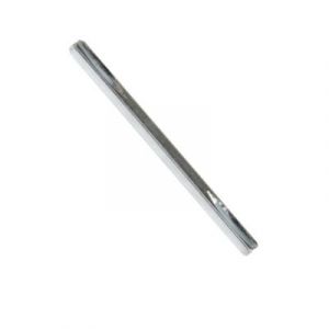 Carré de poignée de porte à gorge acier ⌀6 mm H. 6 x L.110 mm gris
