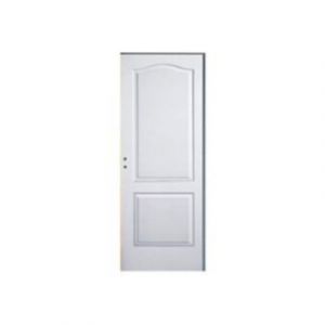 Bloc-porte post-form&eacute; blanc 2 panneaux H.204 x l.83 cm, poussant gauche
