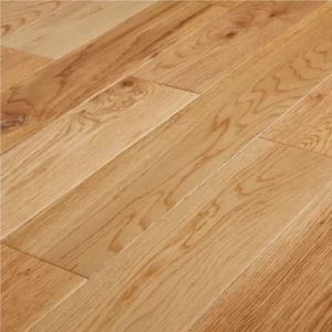 Parquet massif clipsable en chêne GoodHome Laholm finition vernis mat coloris naturel