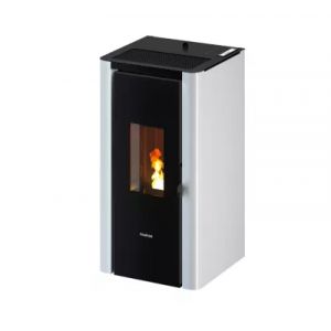 Po&ecirc;le &agrave; granul&eacute; &eacute;tanche Indigo 7 Freepoint - noir et blanc - 7.9kW