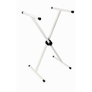 Tréteau pliant multifonction en acier époxy CQFD Campus blanc H. 38 à 95 cm