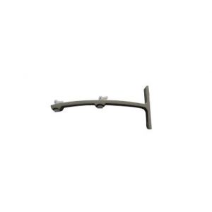 Support double pour barre à rideau GoodHome 18 cm pour rail barre Athens gris