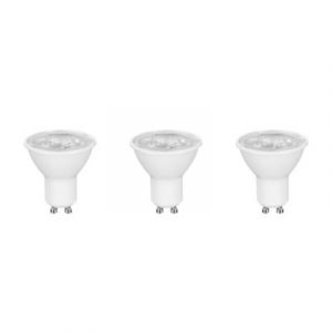 Lot 3 spots réflecteur LED GU10 230lm 35W ⌀5cm blanc chaud Diall