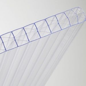 Plaque polycarbonate transparent 200 x 98 cm, ép.16mm