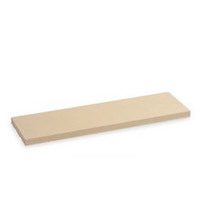 Couvre mur de mur plat en béton pressé L.100 x l.30 x ep.4cm beige