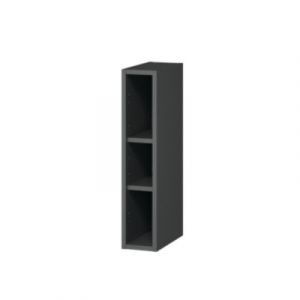 Caisson haut de cuisine GoodHome anthracite H. 72 cm x L. 15 cm
