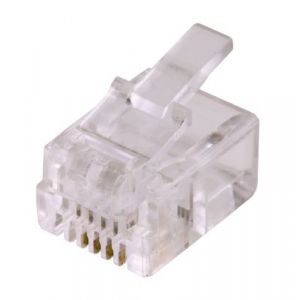 Fiche RJ11 Mâle à câbler Blyss plastique
