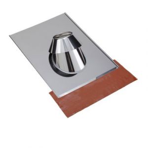 Solin pour tuile en inox 30° à 45° I/G