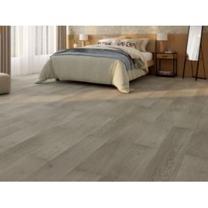 Lame PVC clipsable Gospel bois gris 22,8 x 122&nbsp;cm GoodHome (vendue au carton)