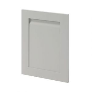 Porte de meuble de cuisine Garcinia gris ciment mat l. 45 cm x H. 60 cm GoodHome