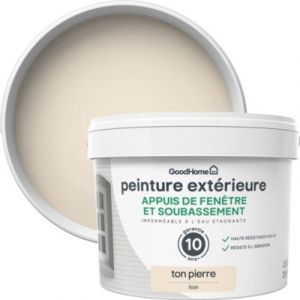 Peinture extérieure appuis de fenêtre GoodHome ton pierre 2,5L