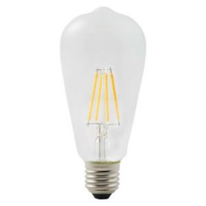 Ampoule LED à filament ST64 E27 470lm 3.4W = 40W Ø6.4cm Diall blanc chaud