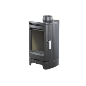 Poêle à bois en fonte Supra France André noir 6 KW 100 m²