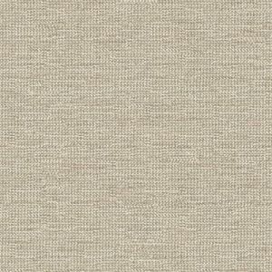 Papier peint vinyle intissé Villa Rosalie Lutece mat et satiné trompe l'œil tissu grège, beige, gris l.1005 x l.53 cm