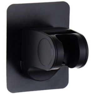 Support universel pour douchette adhésif en ABS noir MTK