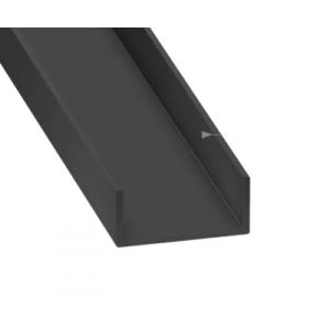 Nez de cloison PVC anthracite 20x54x20-2,60m