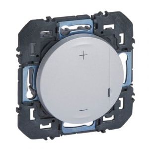 Variateur de lumi&egrave;re aluminium 2 fils 125W Dooxie Legrand