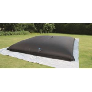Citerne souple de récupération d'eau de pluie 4000L Flexirub coloris noir L.399 x l.251 x H.50 cm