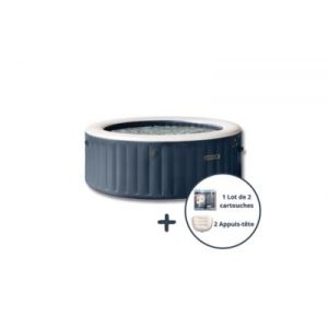 Spa gonflable bleu navy 4 places Intex V2