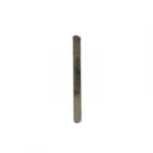 Carré de poignée de porte lisse cremone acier ⌀7 mm H. 7 x L.70 mm gris