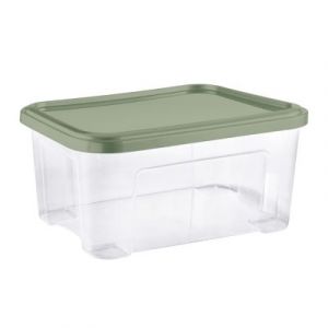 Lot de 4 boîtes de rangement Tontarelli Combi Box 13 L couvercle vert