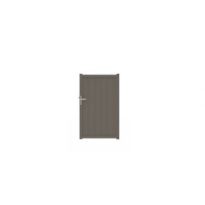 Portillon auteuil géométrique 100x165,5 cm Gris beige 7006 Jardimat