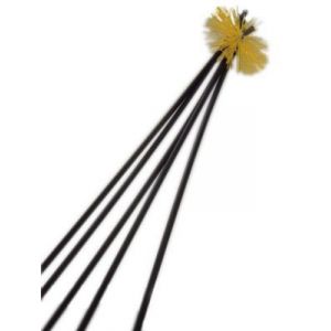 Kit de ramonage en nylon Kibros 1.40 m et 1 hérisson nylon Ø250 mm