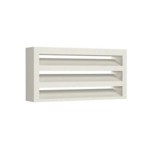 Claustras lames persienne L.40 x l.20 x ep.8 cm blanc